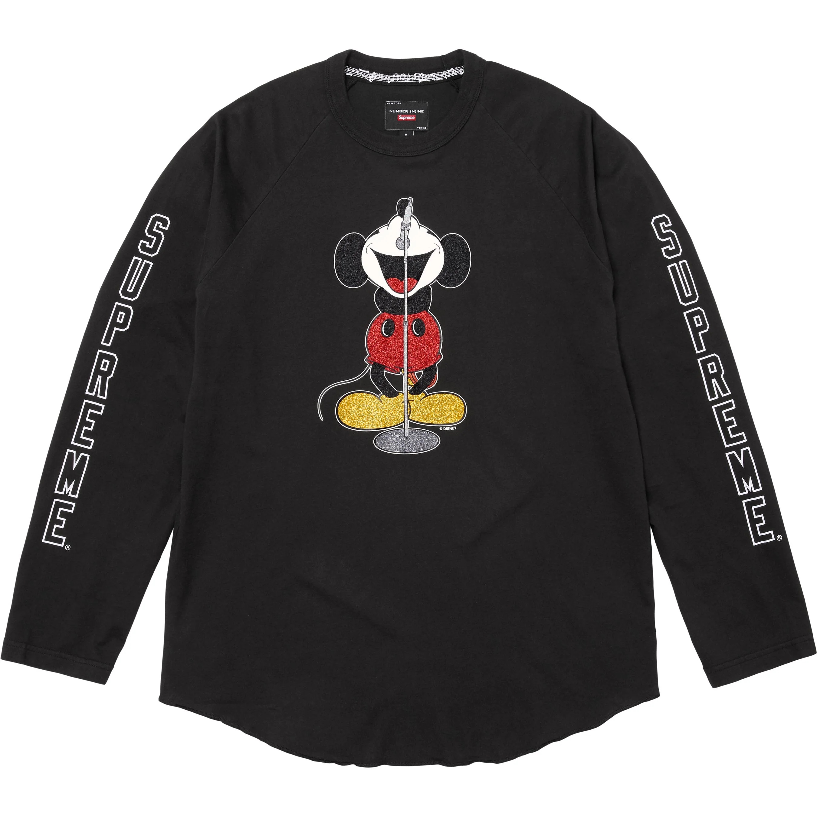 Supreme®/Number (N)ine®/Mickey Mouse Raglan L/S Top view 5